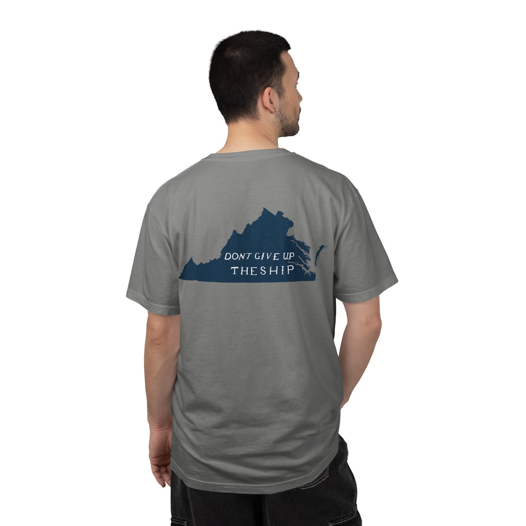 DONT GIVE UP THE SHIP T-shirt - Back Design
