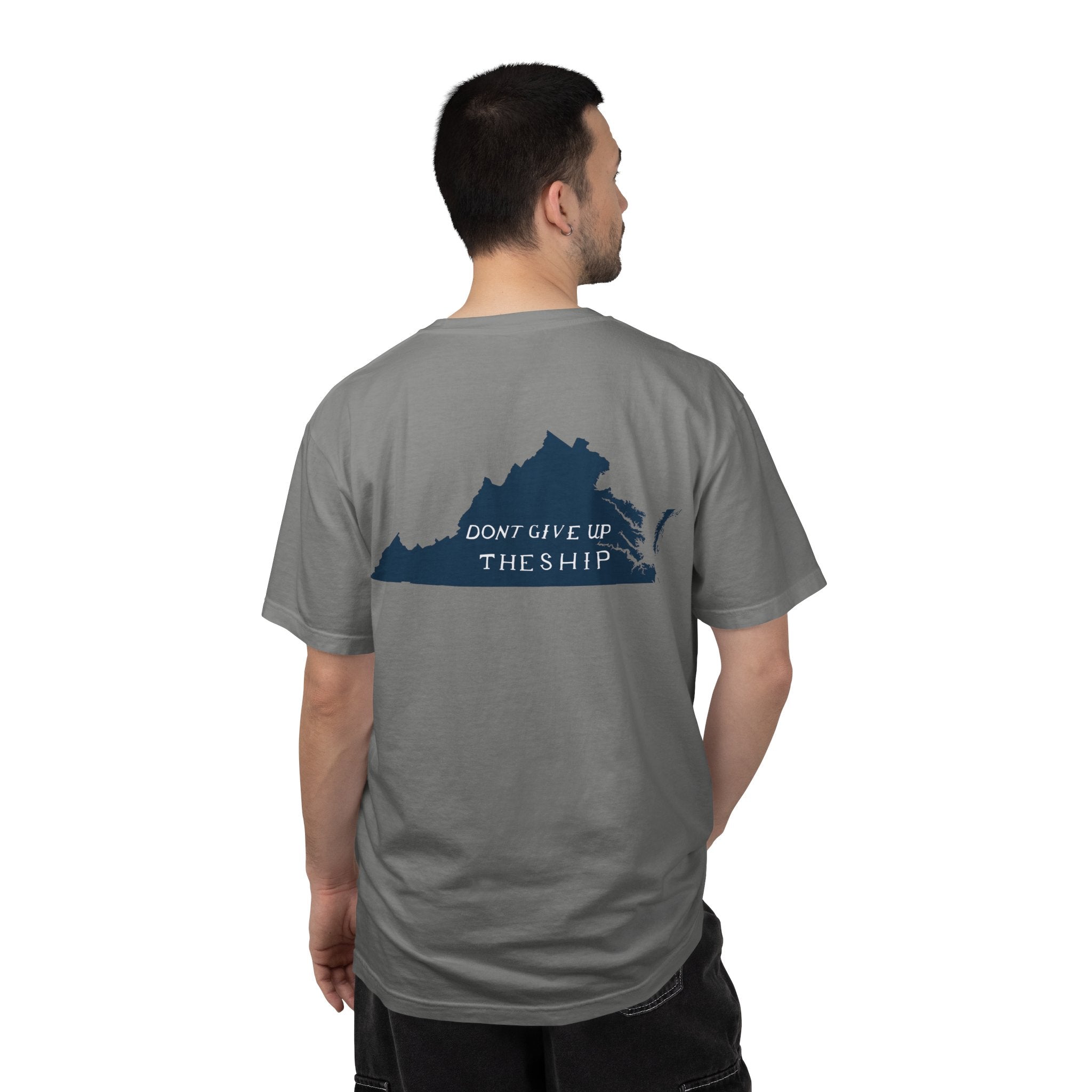 DONT GIVE UP THE SHIP T-shirt - Back Design