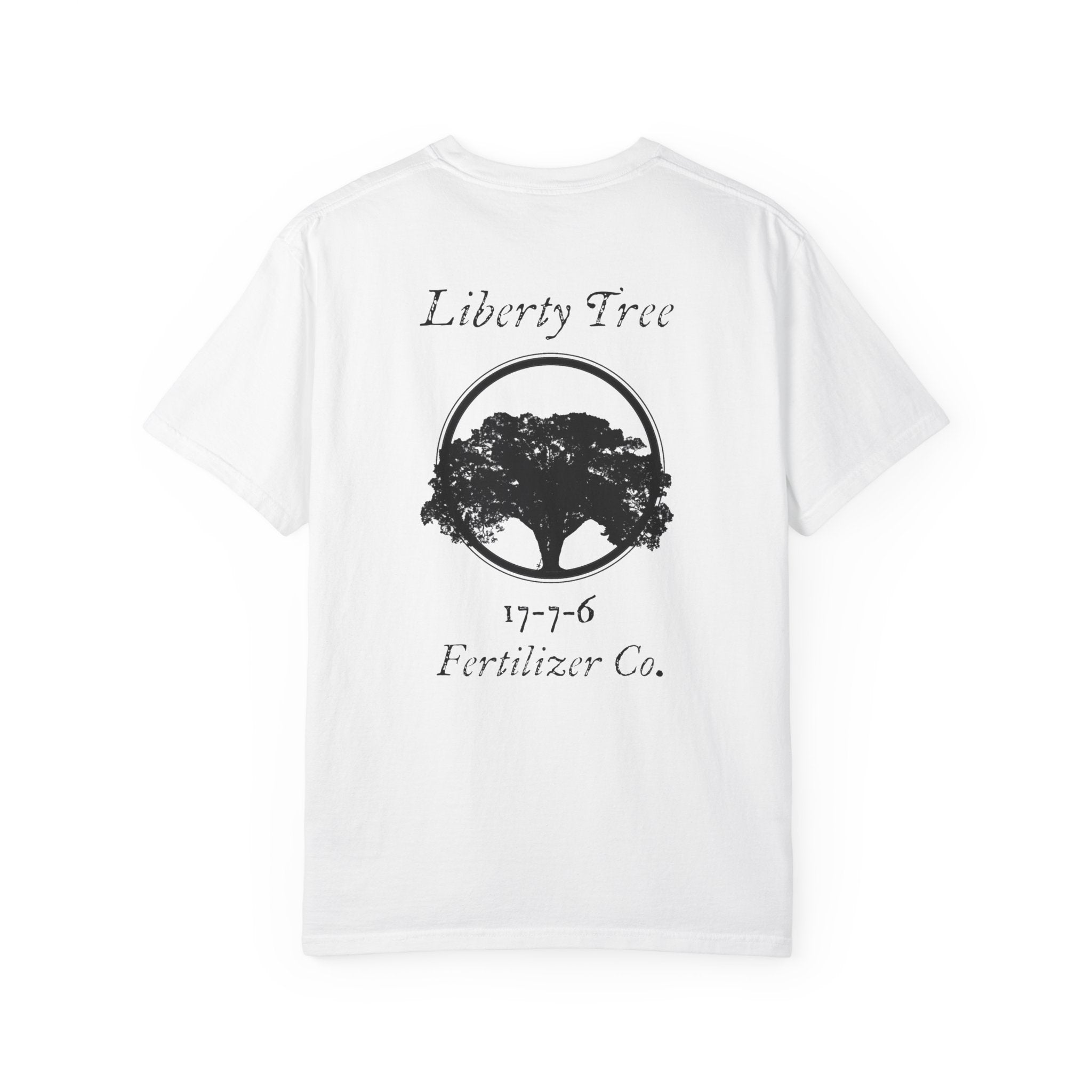 LIBERTY TREE FERTILIZER CO T-shirt - Back Design