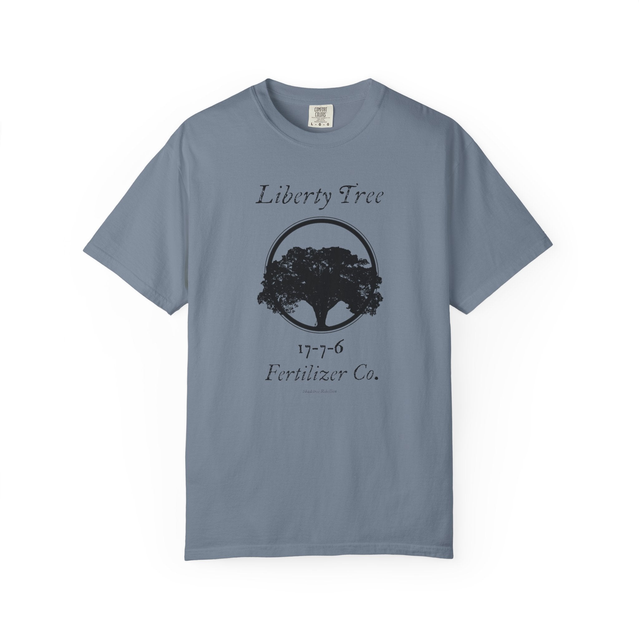 LIBERTY TREE FERTILIZER CO T-shirt - Front Design