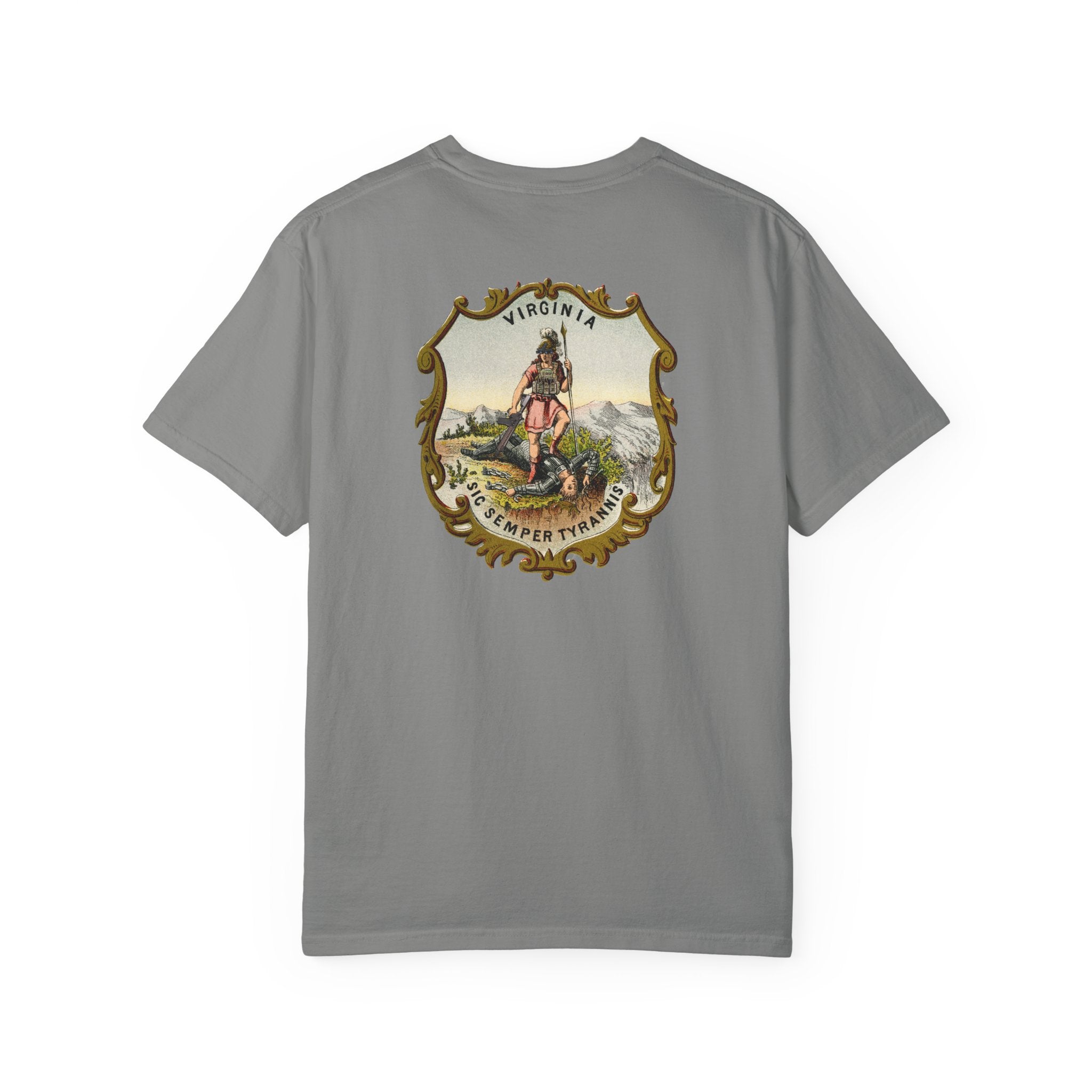 SIC SEMPER TYRANNIS T-shirt (Back design)