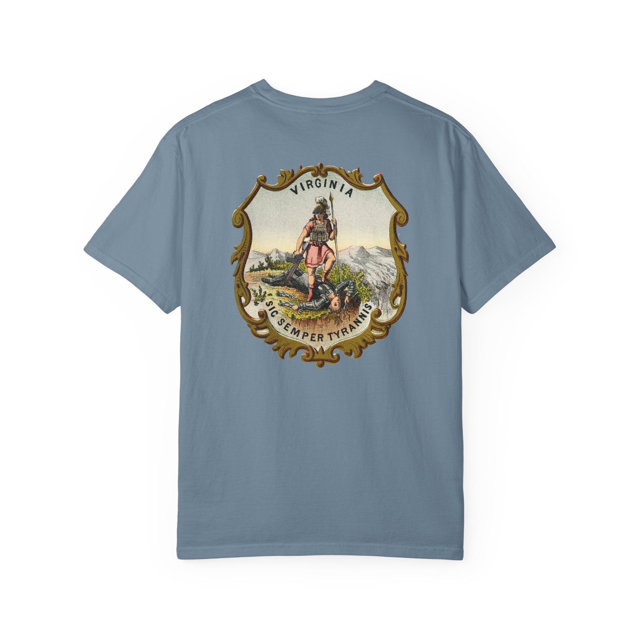 SIC SEMPER TYRANNIS T-shirt (Back design)