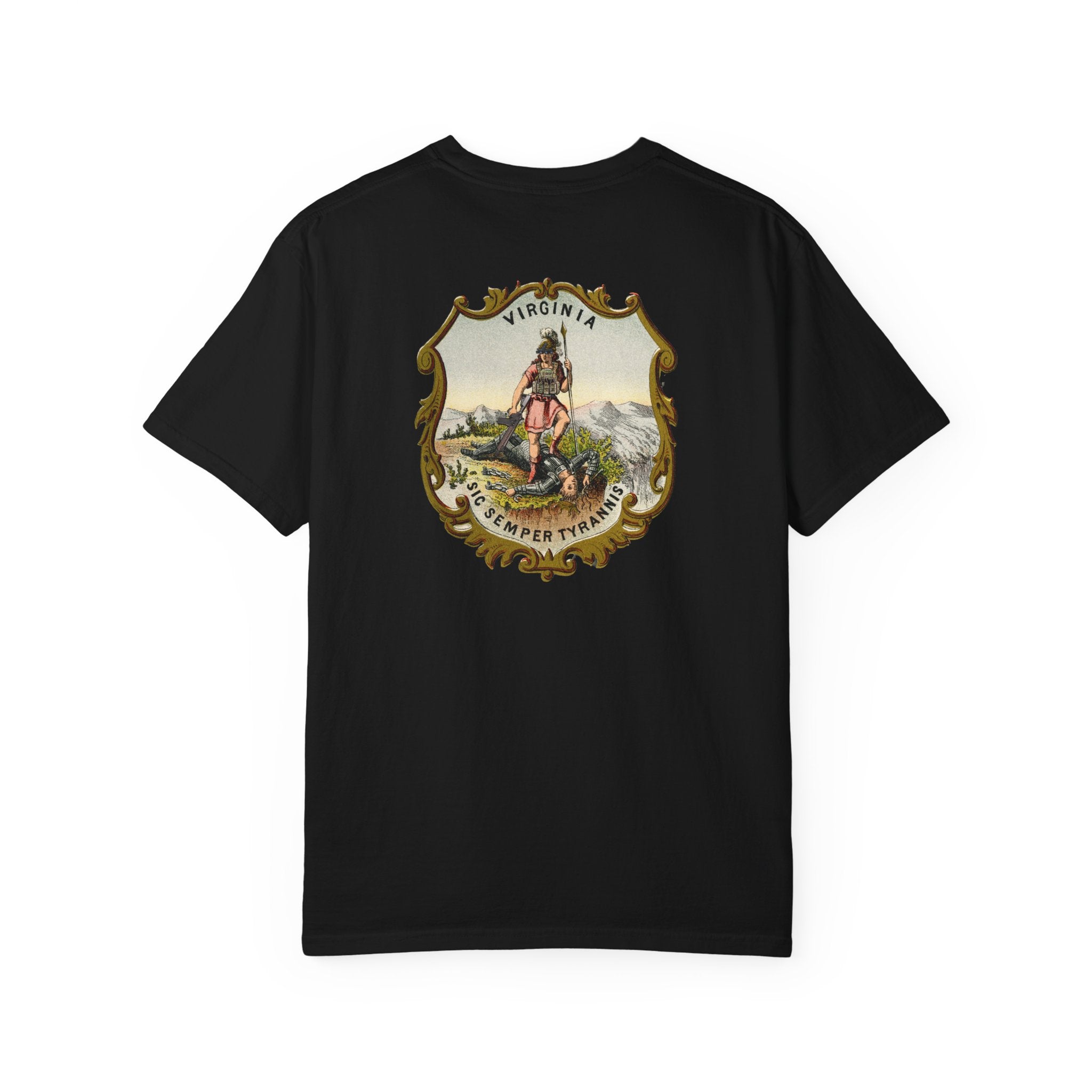 SIC SEMPER TYRANNIS T-shirt (Back design)