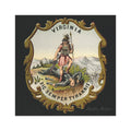 SIC SEMPER TYRANNIS 5"x5" Car Magnet