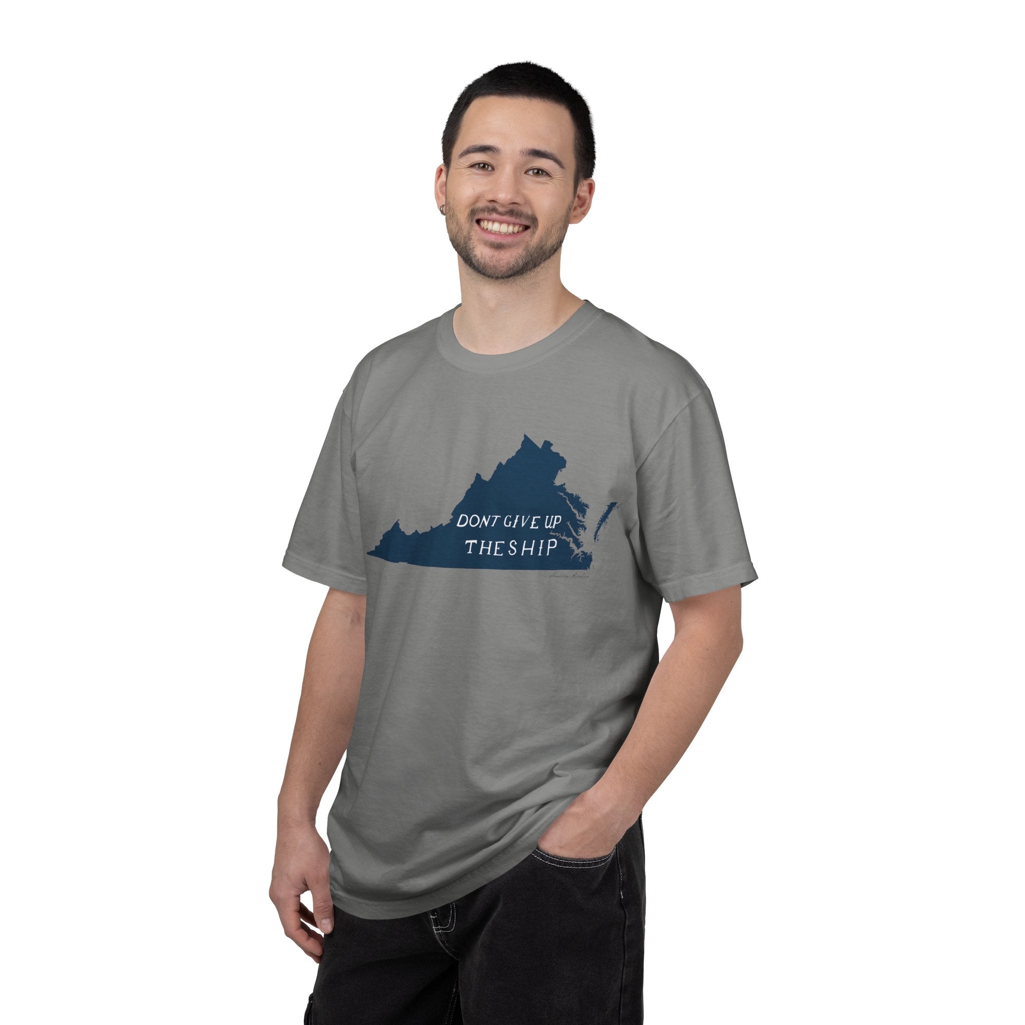 DONT GIVE UP THE SHIP T-shirt - Front Design