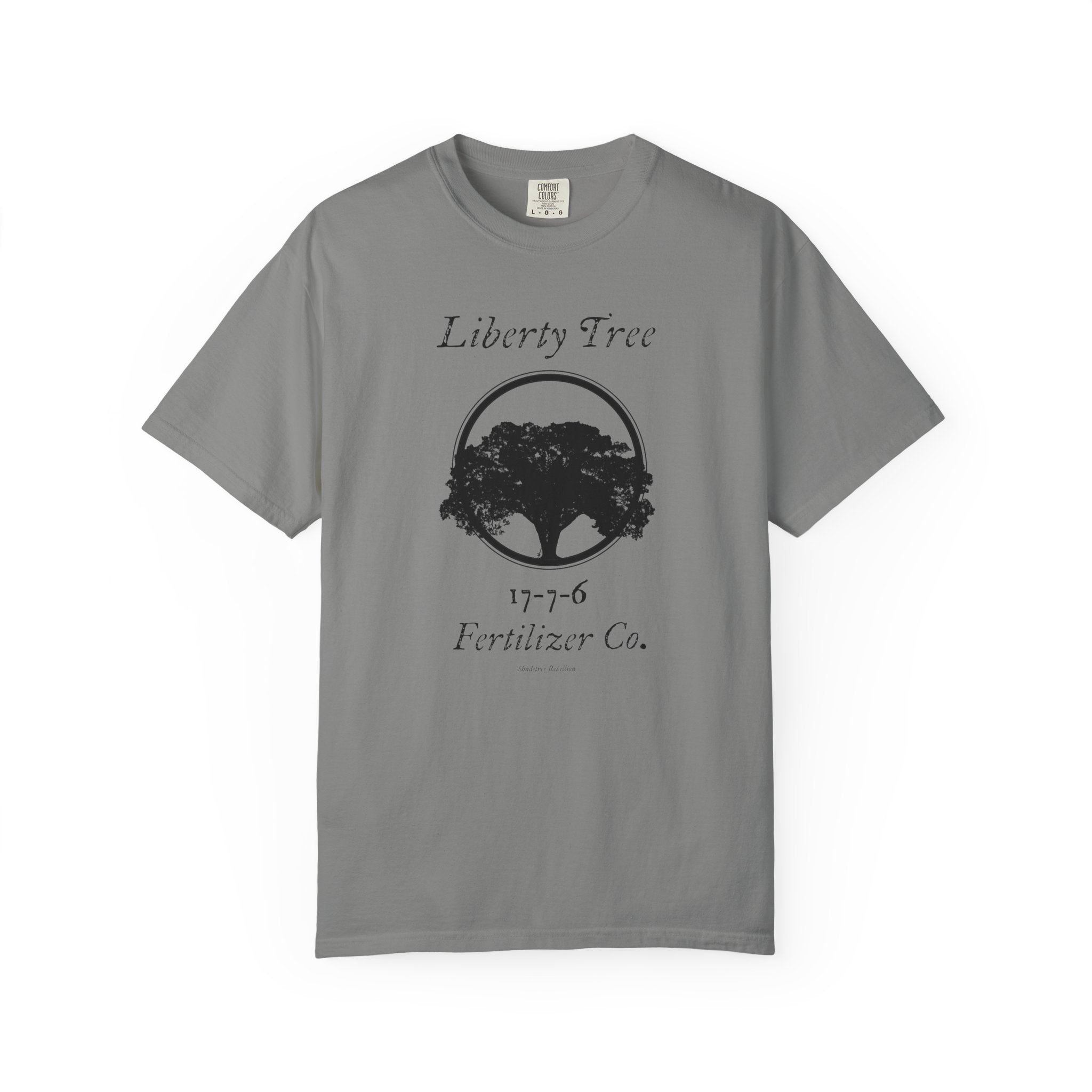 LIBERTY TREE FERTILIZER CO T-shirt - Front Design