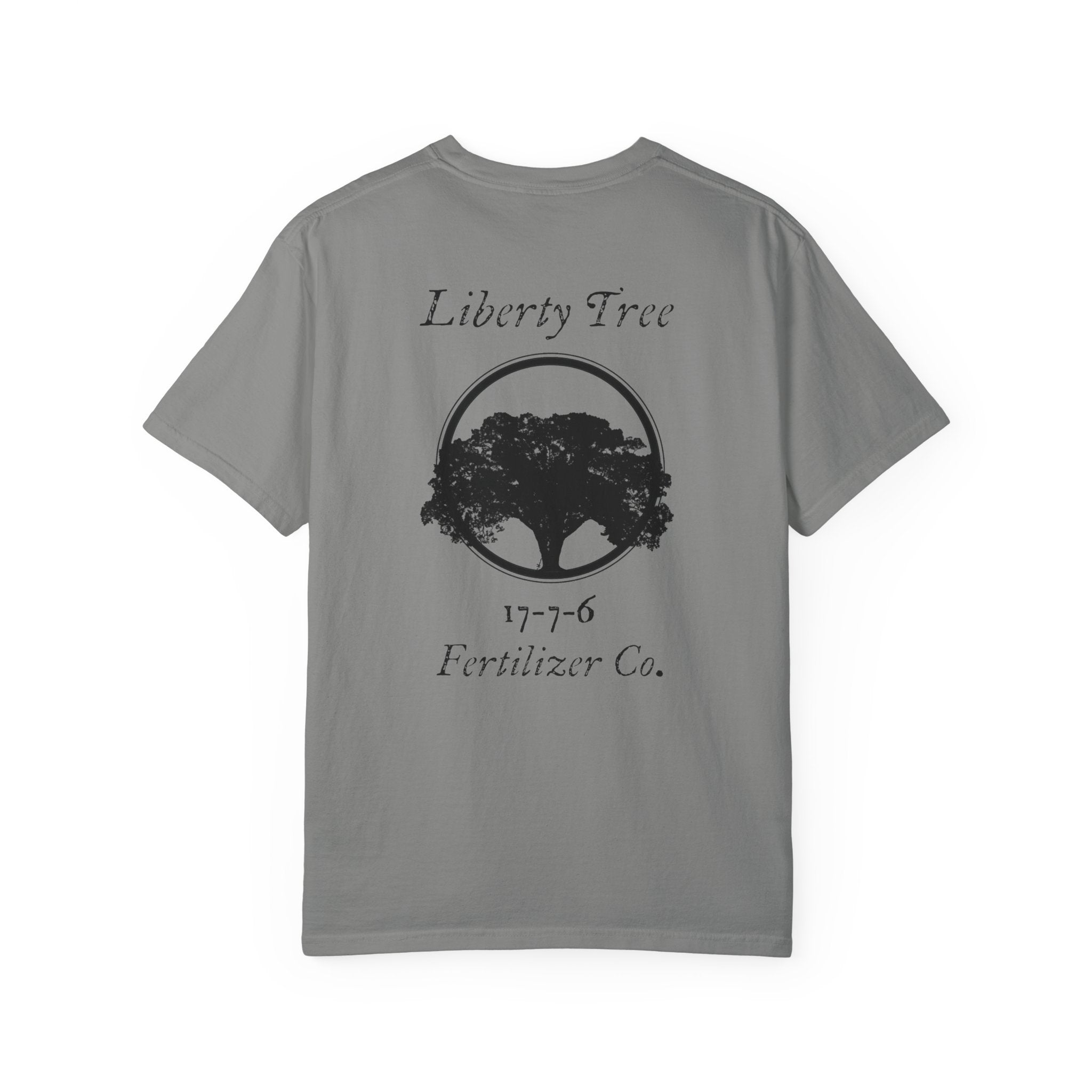 LIBERTY TREE FERTILIZER CO T-shirt - Back Design