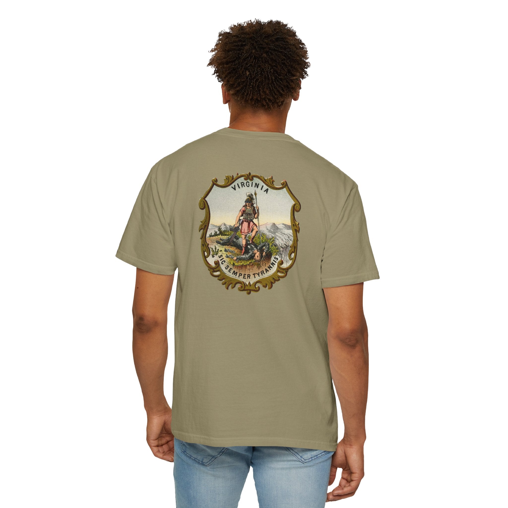 SIC SEMPER TYRANNIS T-shirt (Back design)