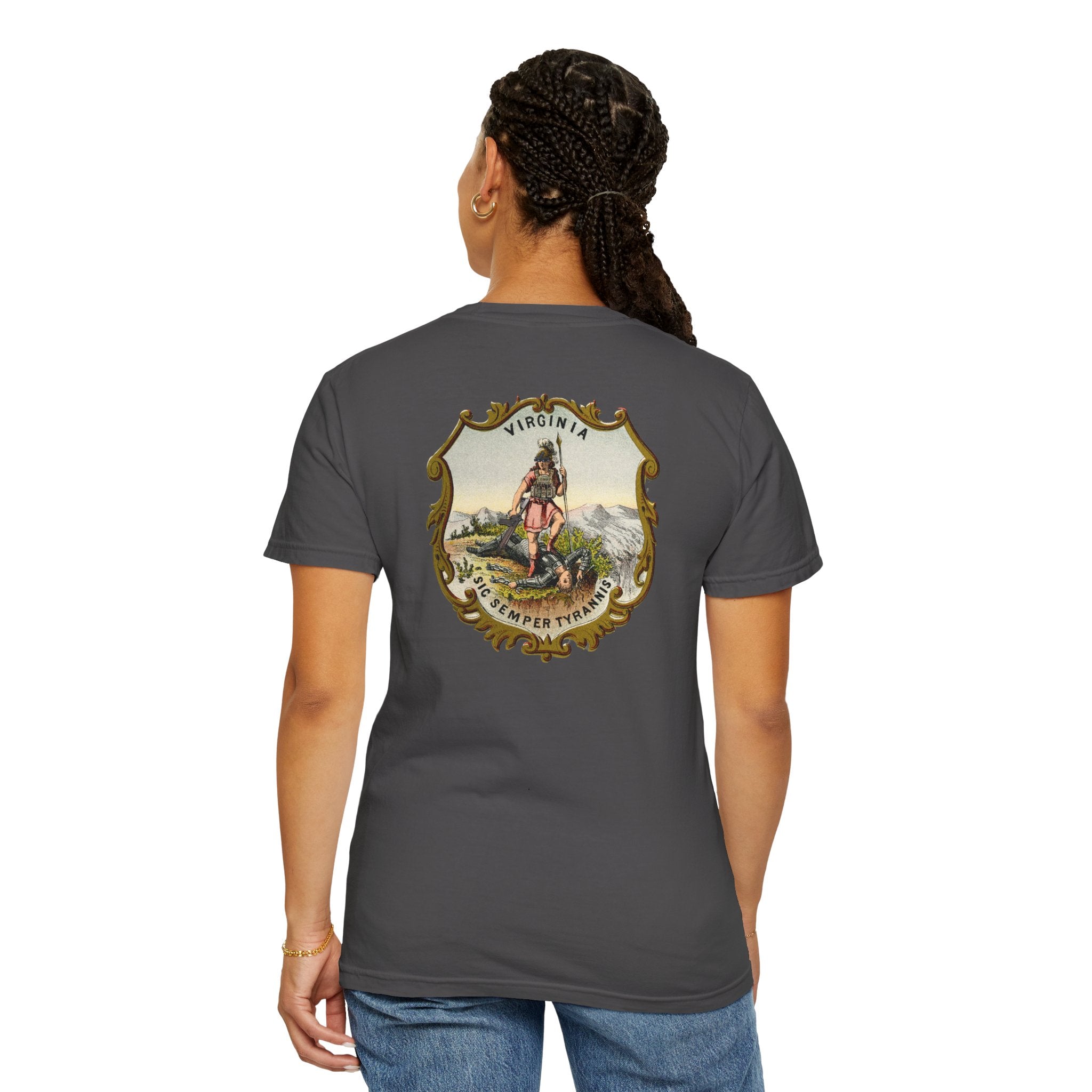 SIC SEMPER TYRANNIS T-shirt (Back design)