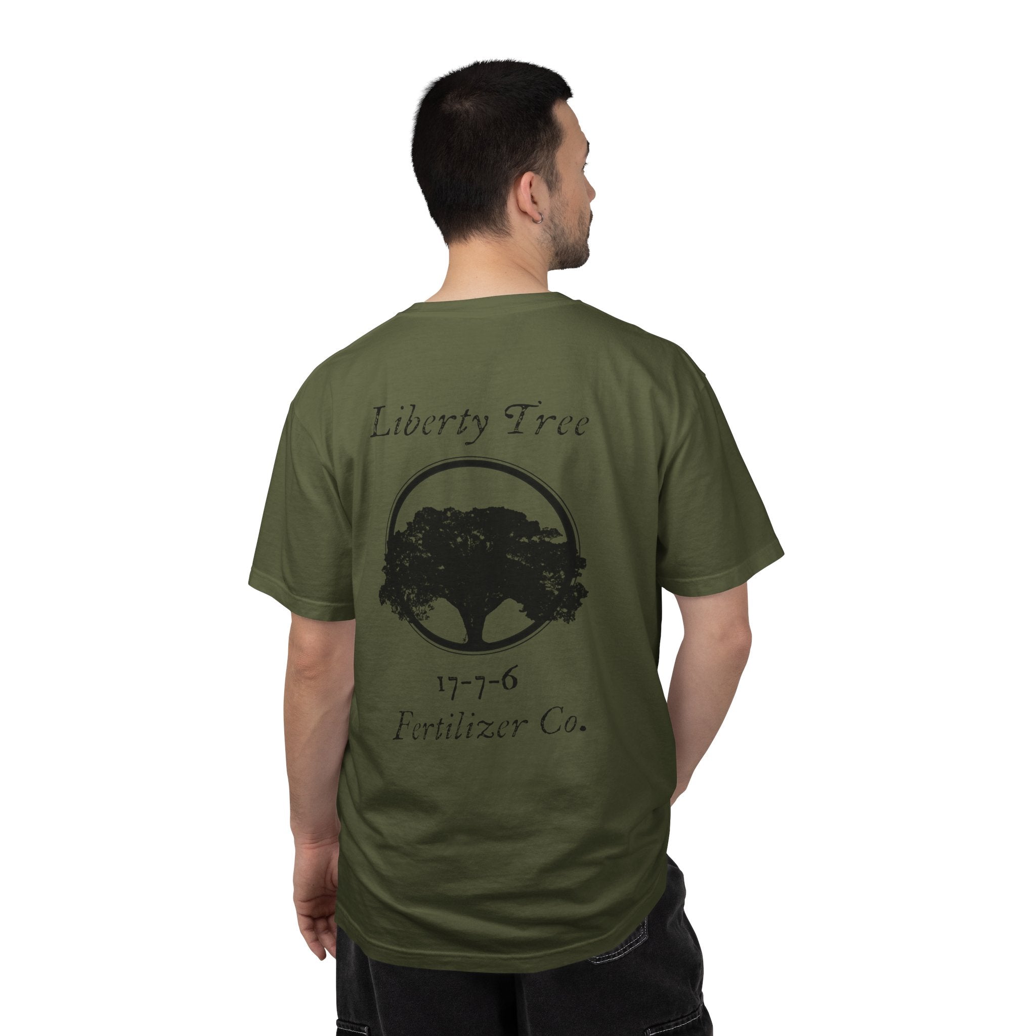 LIBERTY TREE FERTILIZER CO T-shirt - Back Design