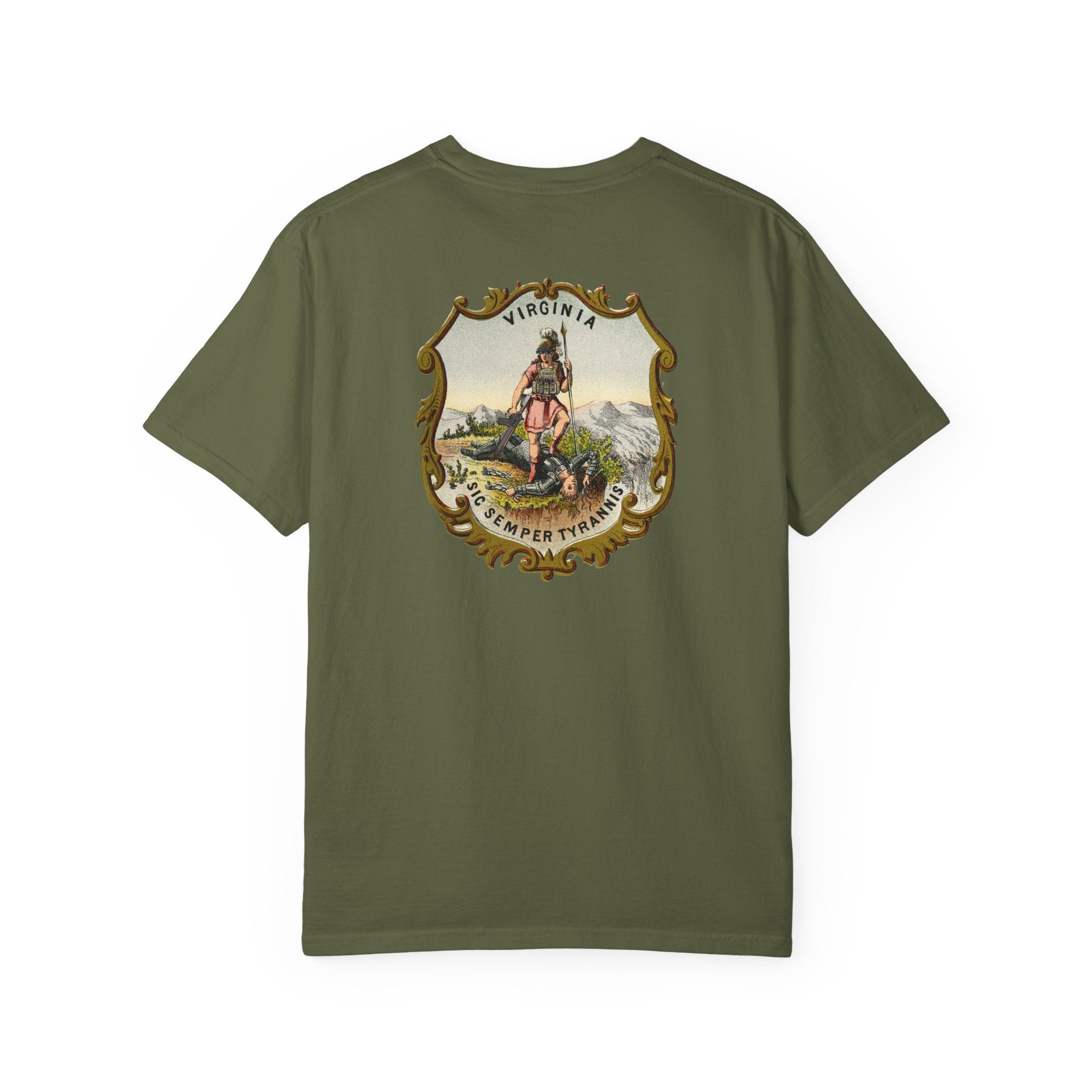 SIC SEMPER TYRANNIS T-shirt (Back design)
