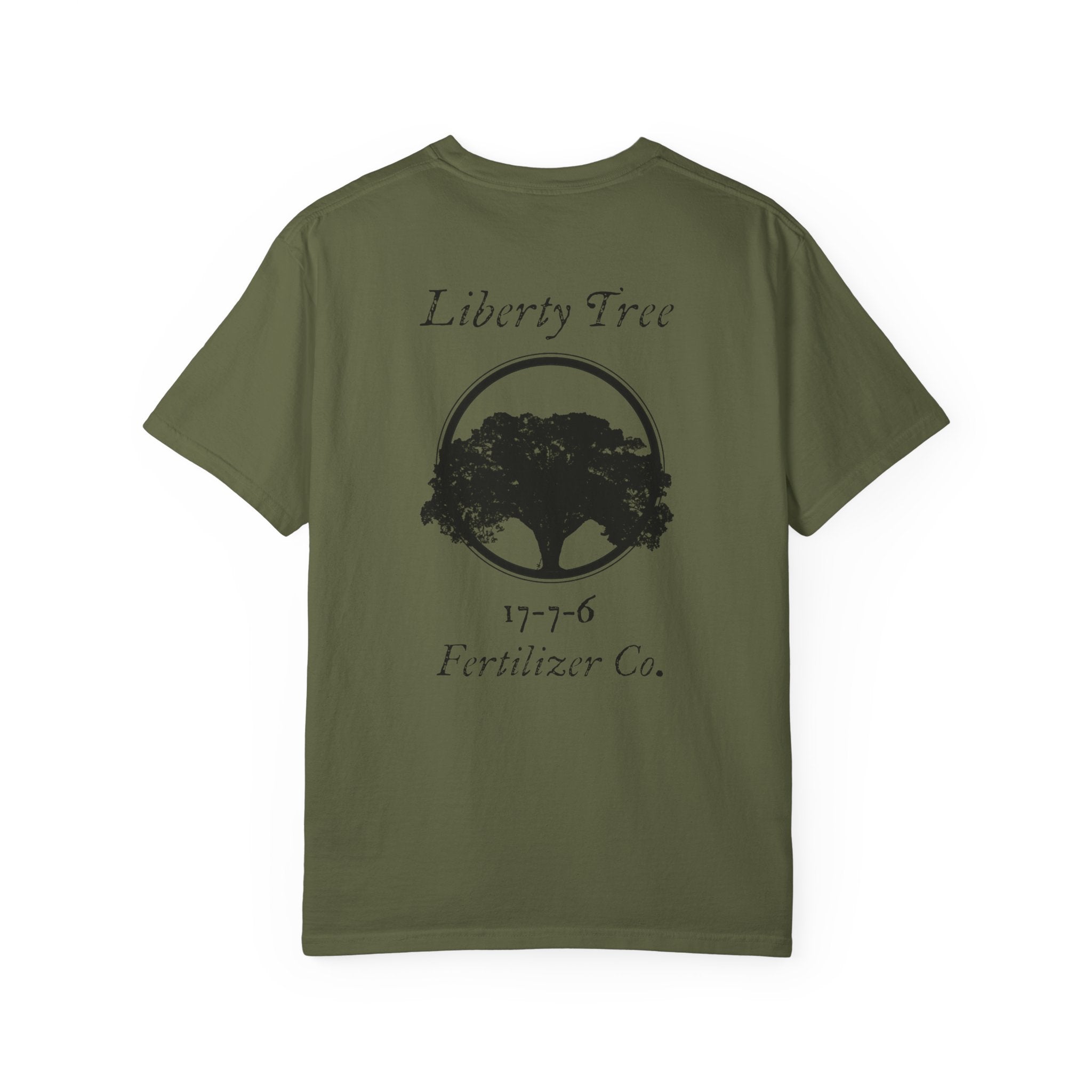 LIBERTY TREE FERTILIZER CO T-shirt - Back Design