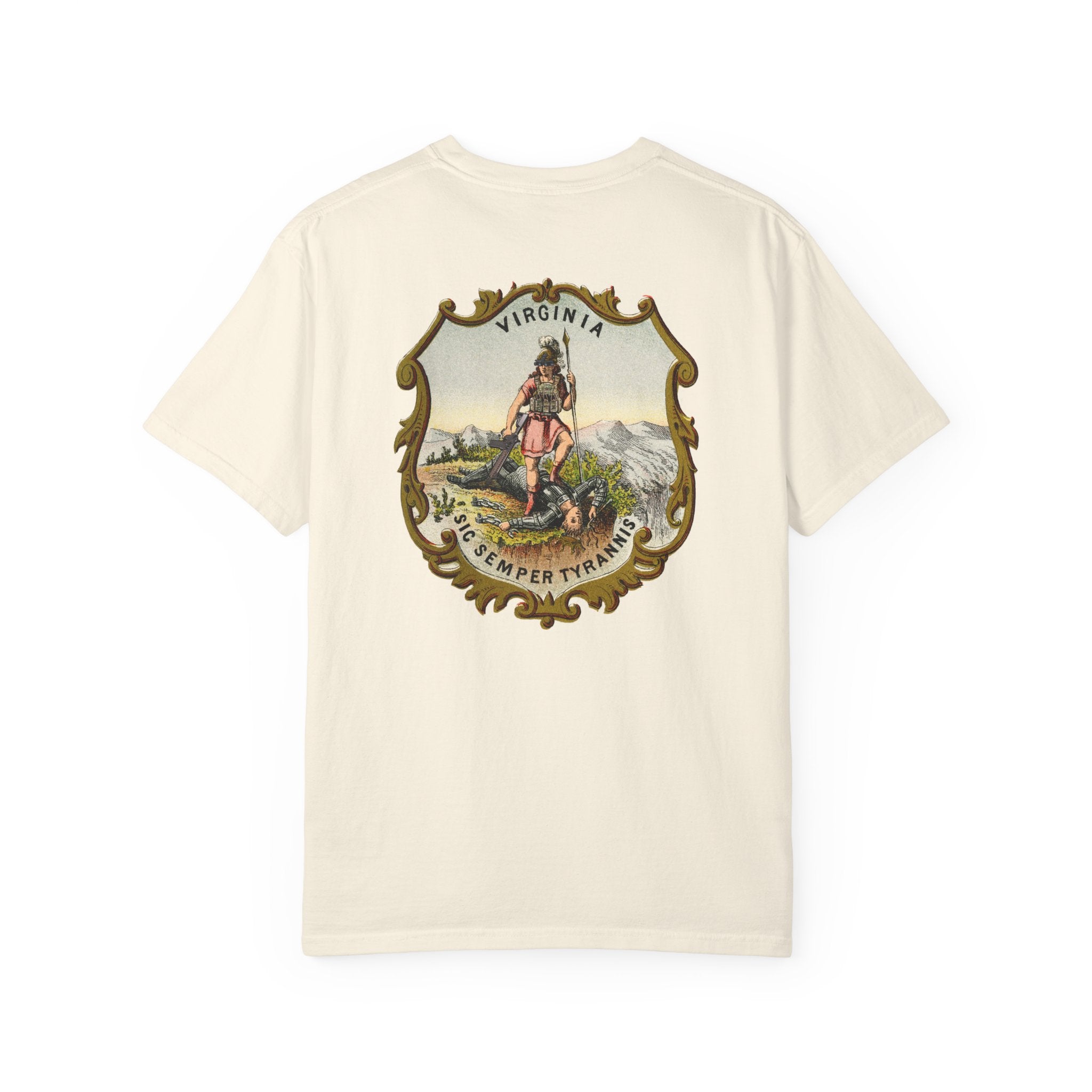SIC SEMPER TYRANNIS T-shirt (Back design)