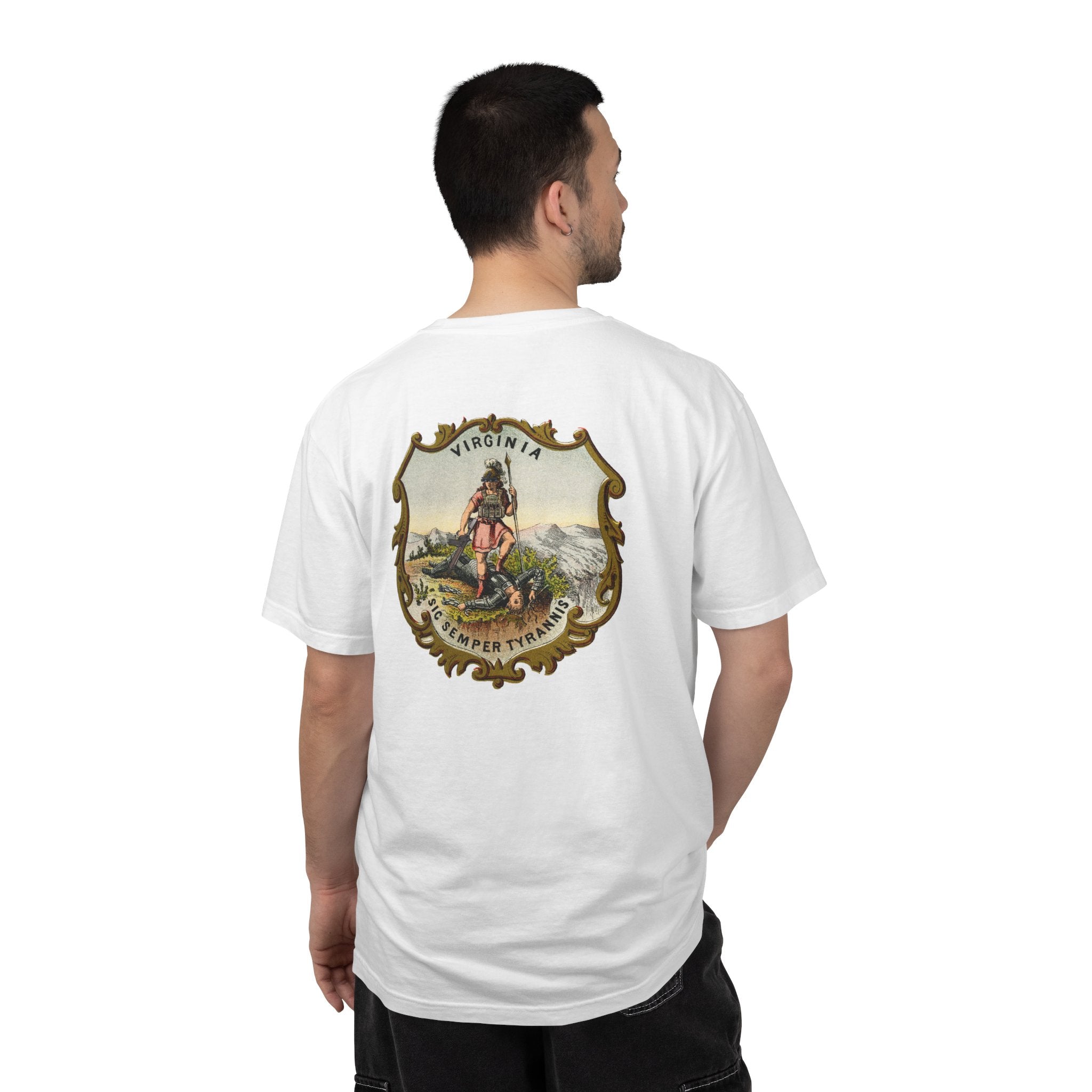 SIC SEMPER TYRANNIS T-shirt (Back design)