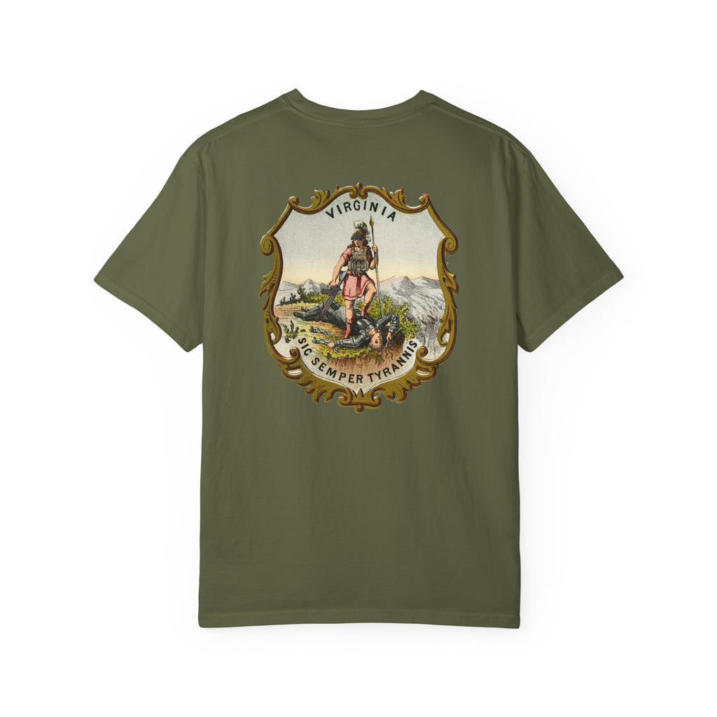 SIC SEMPER TYRANNIS T-shirt (Back design)