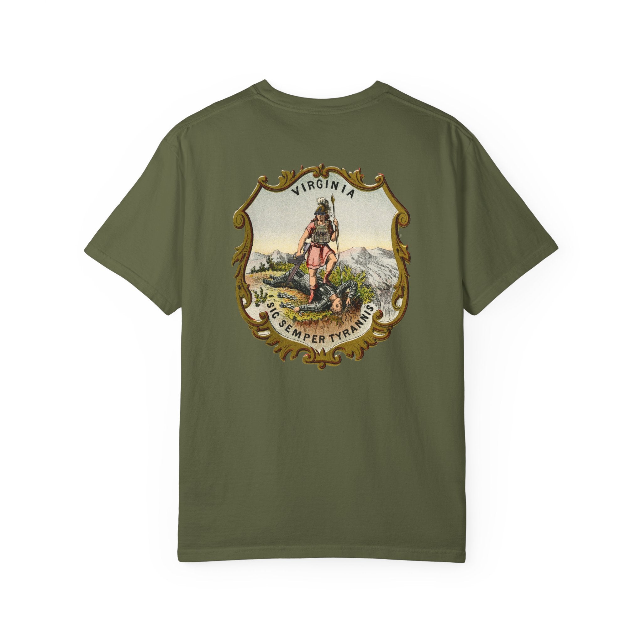 SIC SEMPER TYRANNIS T-shirt (Back design)