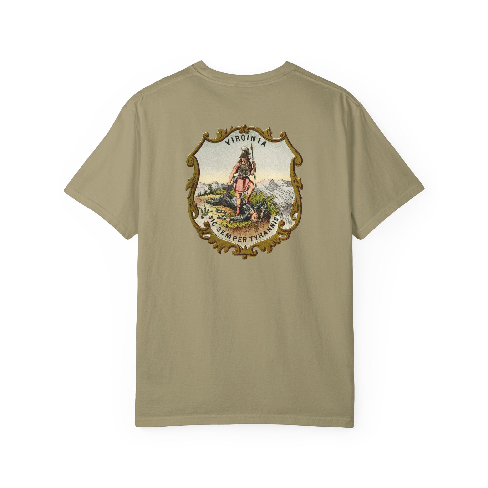SIC SEMPER TYRANNIS T-shirt (Back design)
