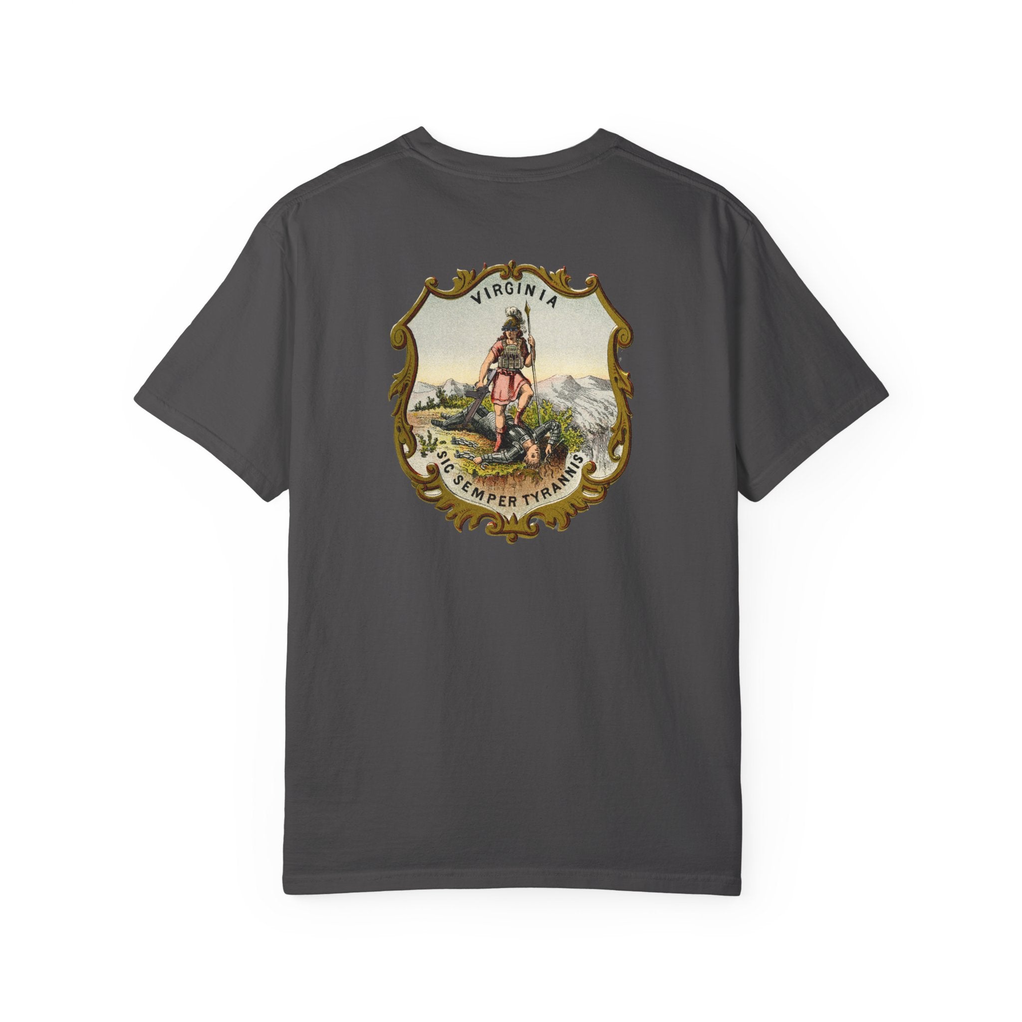 SIC SEMPER TYRANNIS T-shirt (Back design)