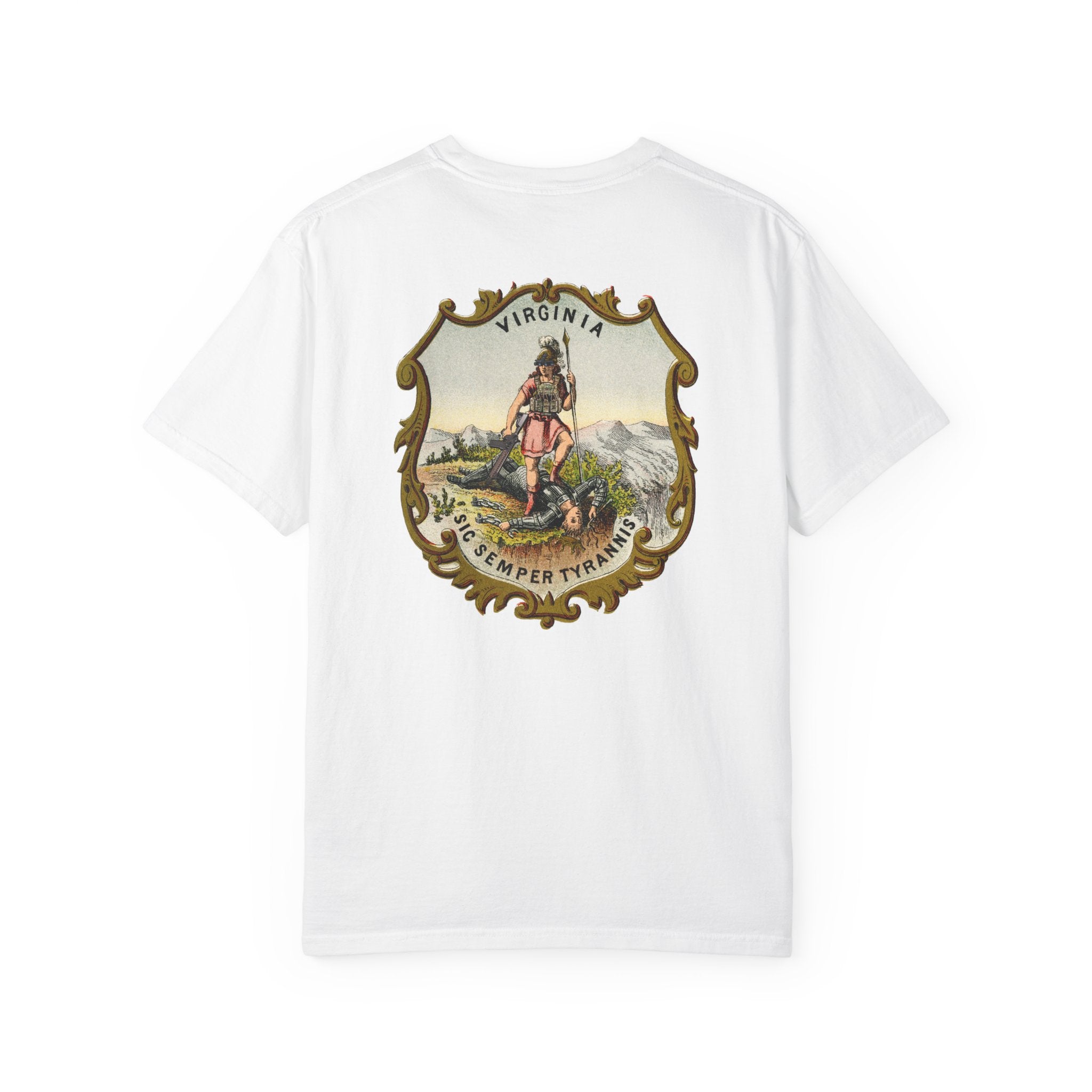 SIC SEMPER TYRANNIS T-shirt (Back design)