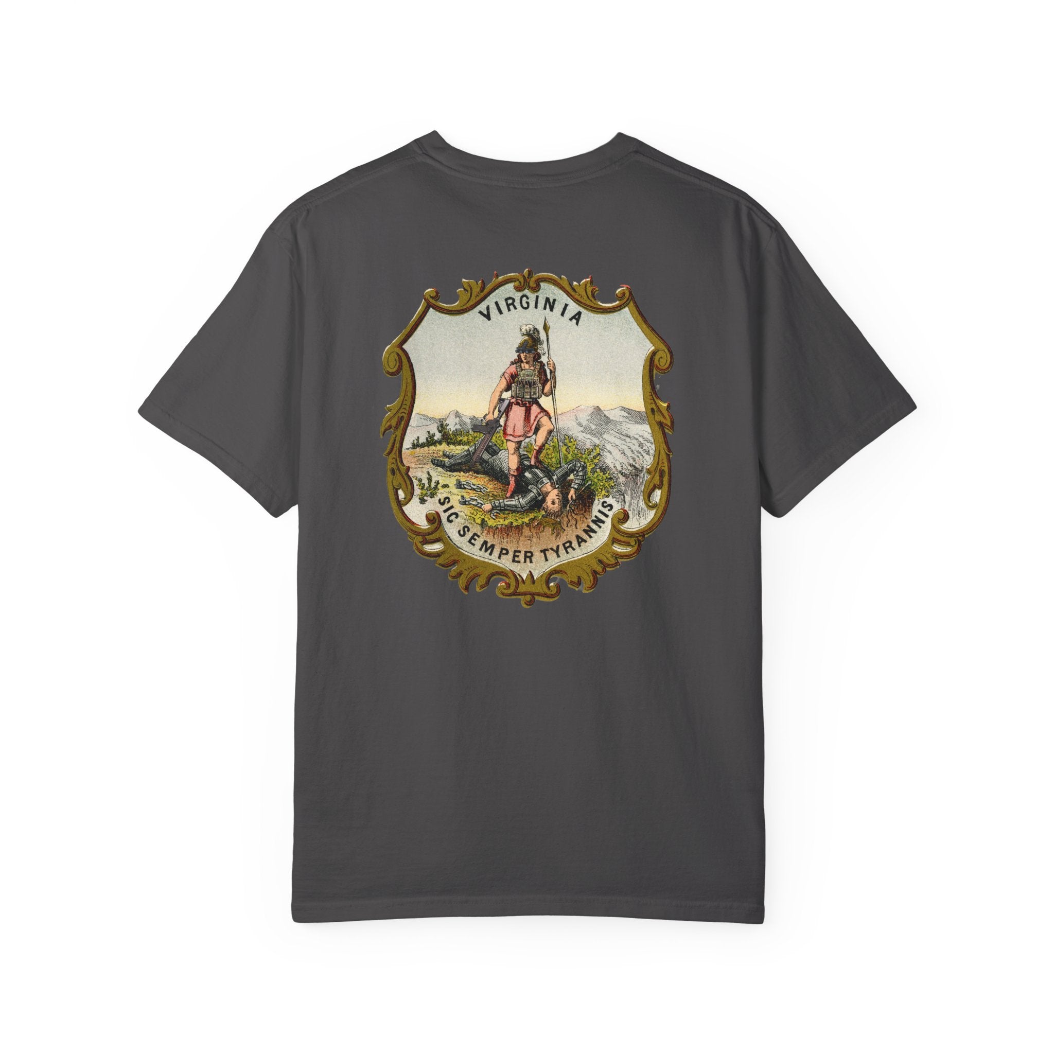 SIC SEMPER TYRANNIS T-shirt (Back design)