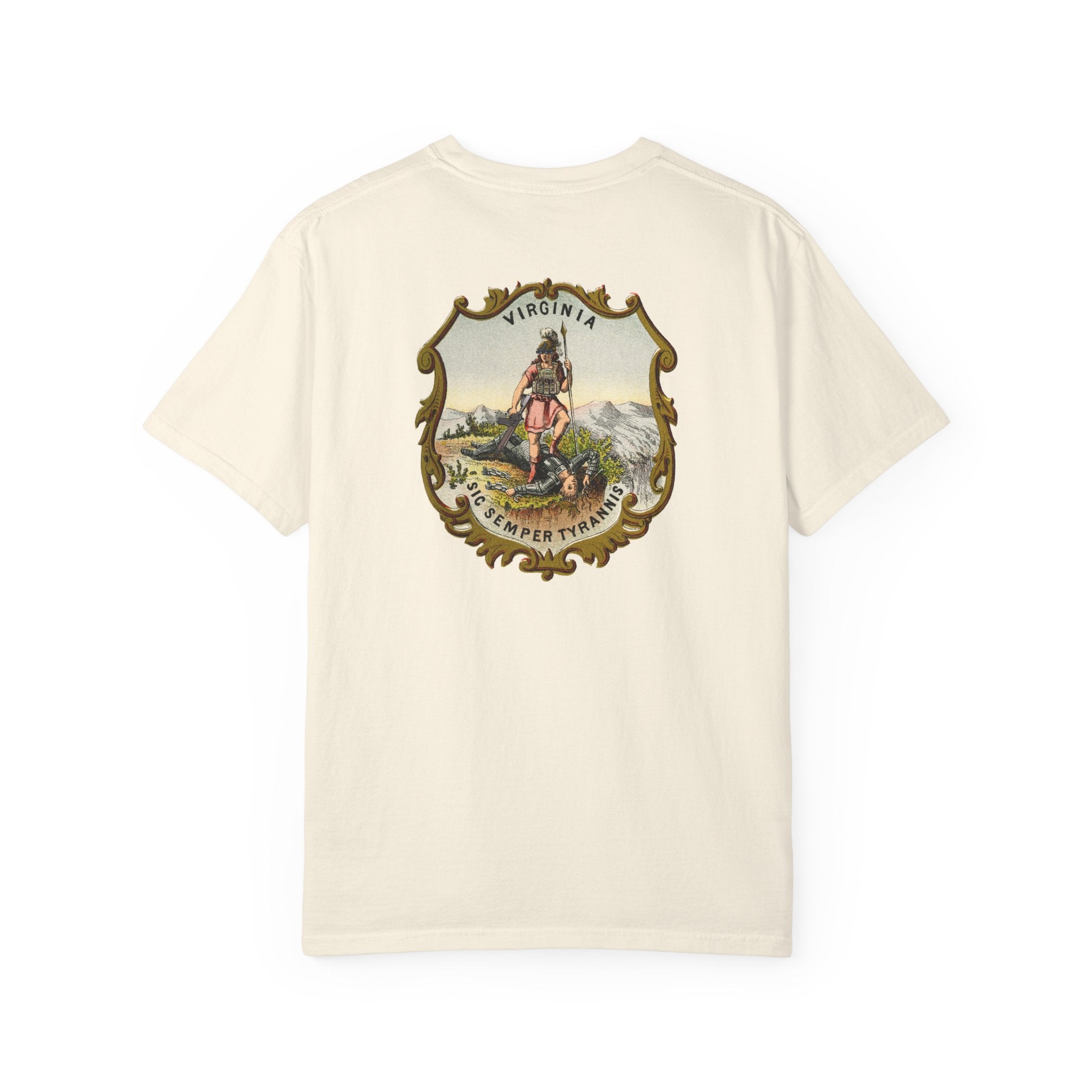 SIC SEMPER TYRANNIS T-shirt (Back design)