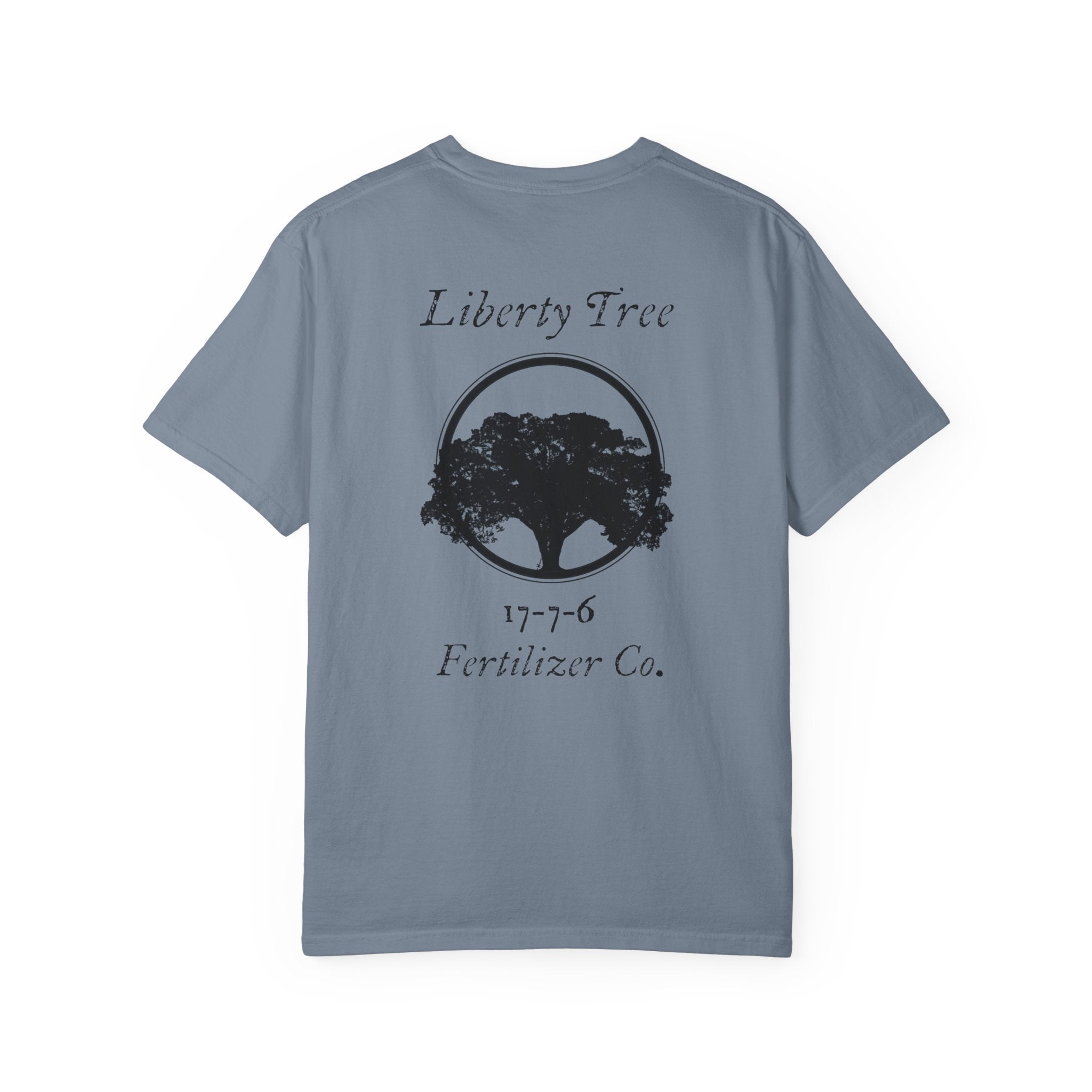 LIBERTY TREE FERTILIZER CO T-shirt - Back Design