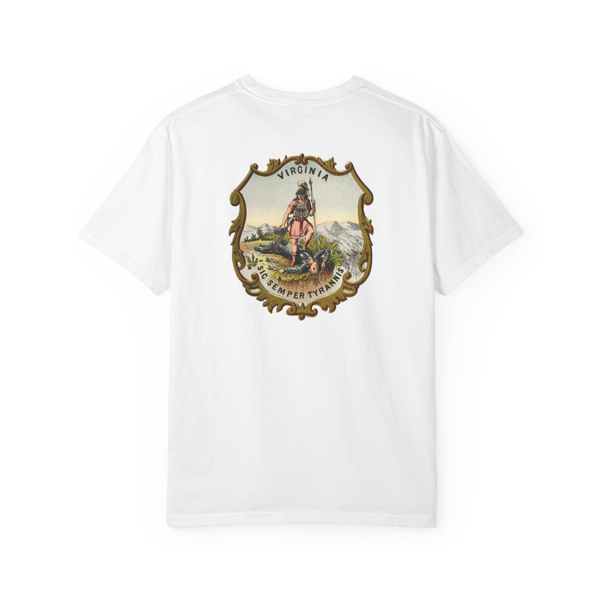 SIC SEMPER TYRANNIS T-shirt (Back design)