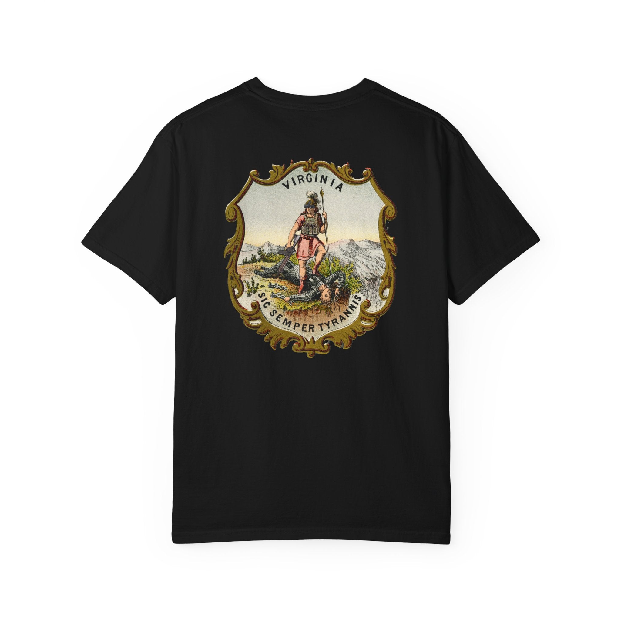 SIC SEMPER TYRANNIS T-shirt (Back design)