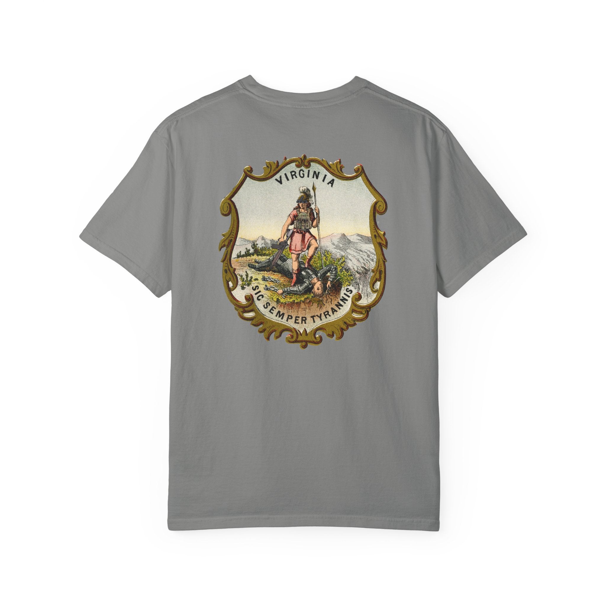 SIC SEMPER TYRANNIS T-shirt (Back design)