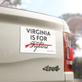 VA IS FOR FIGHTERS 1776 Edition - 7.5"x4.5" Car Magnet (White)